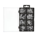 (85 piezas) Kit surtido de clips para cables