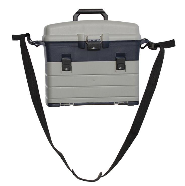 Caja 4 niveles para señuelos y herramientas de pesca