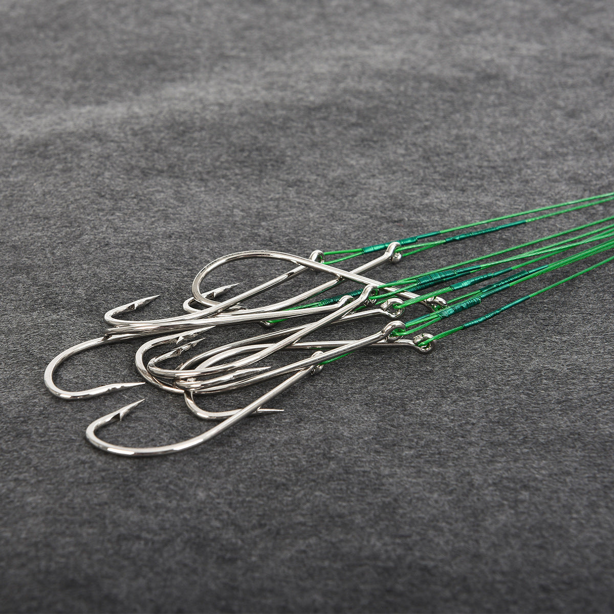 Anzuelo linea rígida metálica anti mordida