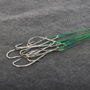 Anzuelo linea rígida metálica anti mordida