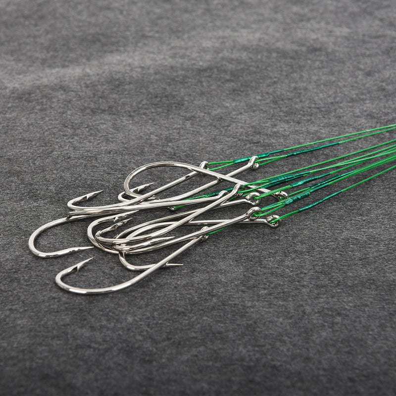 Anzuelo linea rígida metálica anti mordida