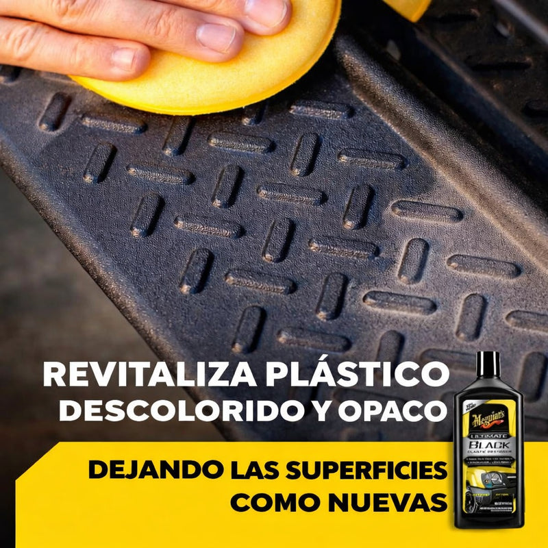 Abrillantador protector de vinil y plástico 16 oz. Meguiars Ultimate Black