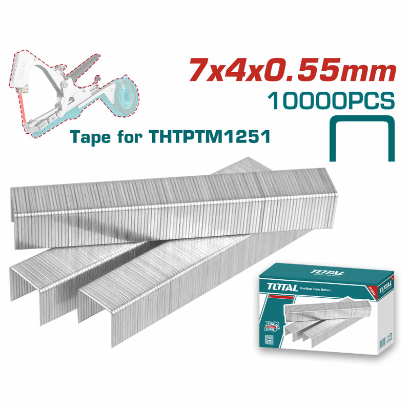 Grapas para máquina atadora de plantas. 10000 piezas. (THTPTM1251)