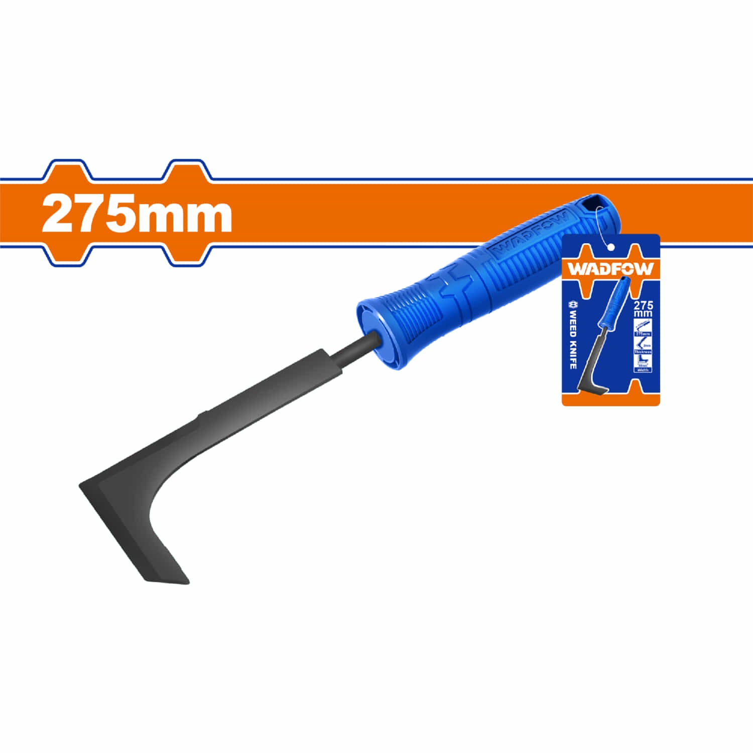 Cuchillo con mango para cortar malezas 275mm. Ideal para eliminar la hierba de los mosaicos.