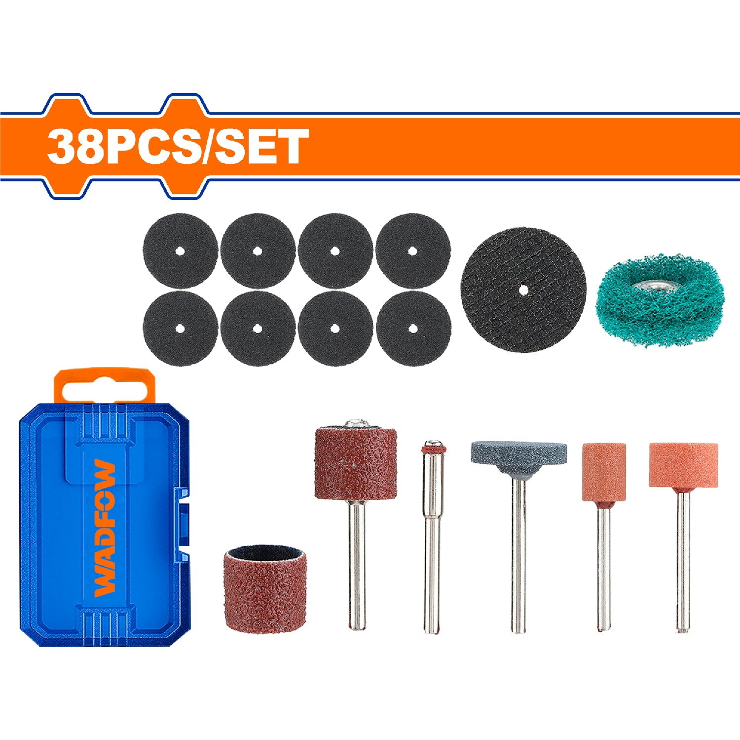 Mini mototool  accesorios para38 piezas (rueda de corte, pulidores, lijado, rectificado,mandril)