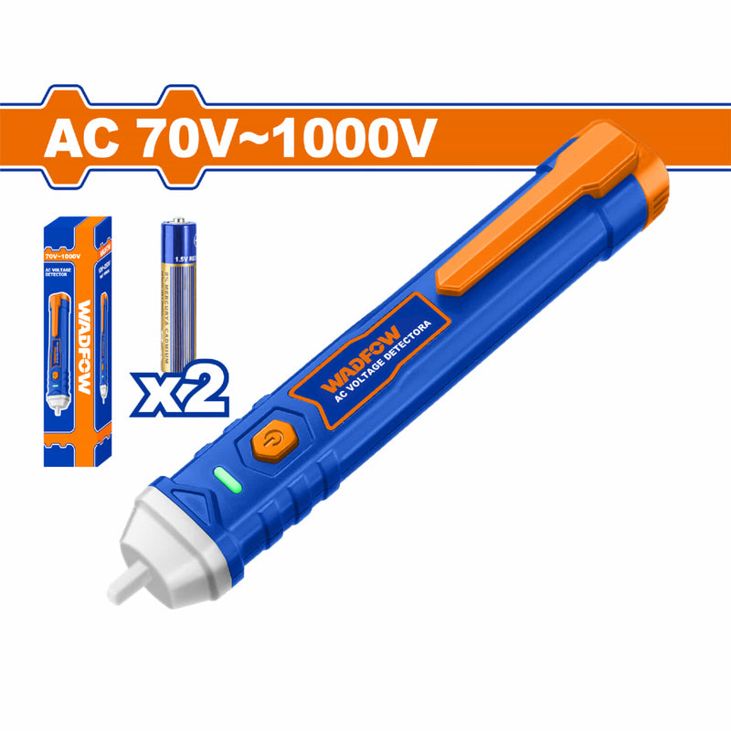 Voltímetro Detector de voltaje CA sin contacto 70~1000V. Apagado automático. LED Blanco.