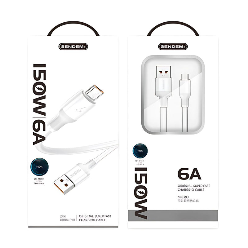 Cable Micro USB (2 metros) de carga rápida.