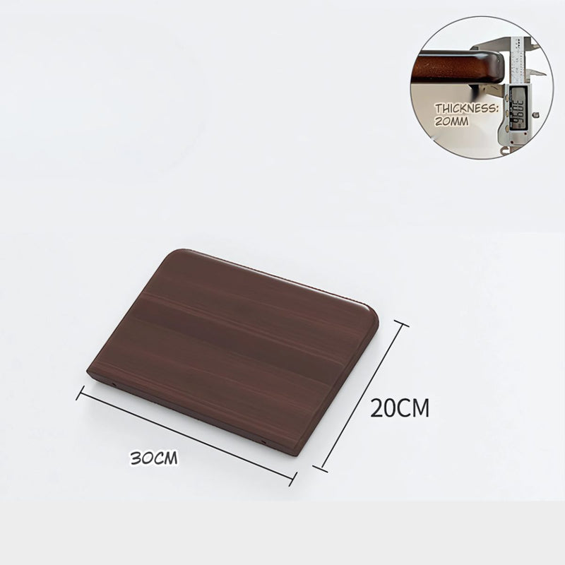 Repisa de pared. Estantería flotante. Tablilla de 20 x 30cm. Color chocolate.