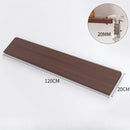 Repisa de pared. Estantería flotante.  Tablilla de 20 x 120cm. Color chocolate.