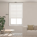 Persiana Roller Enrollable Eclipse Dual BLANCO LUMINA 80X160CM INSPIRE