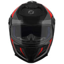 Casco Stealth Solid Brillante Negro/Rojo Talla L