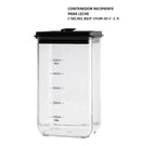 Contenedor recipiente para la leche sin tapa, repuesto maquina de café CML002