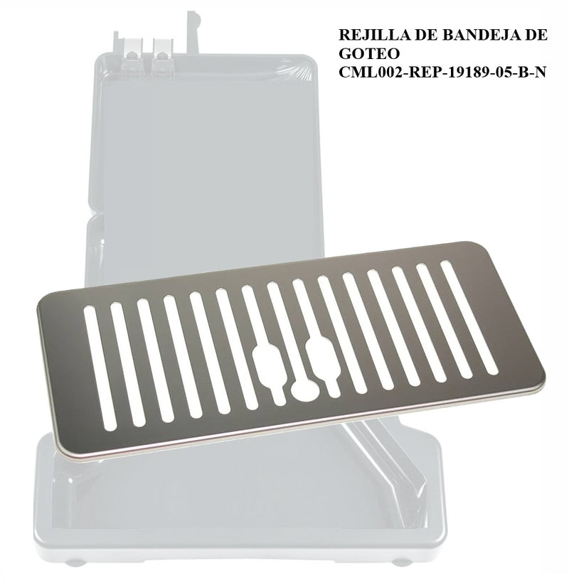 Rejilla tapa de depósito de agua, recipiente de goteo CML002