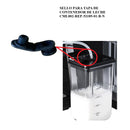 Sello de silicón para Tapa de contenedor de leche, repuesto maquina de café CML002