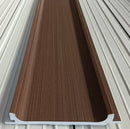 Panel Lama Acanalado WPC Roble Cepillado Big 150x24x2900 mm | Revestimiento Interior Hidrófugo para Muros y Techos