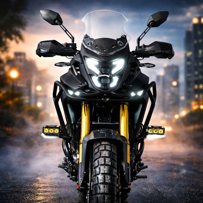 Carbone Dragoon 250cc color Negro Enduro Touring 1 cilindro 250cc 4 válvulas 6 velocidades Protección Off-Road Doble Disco