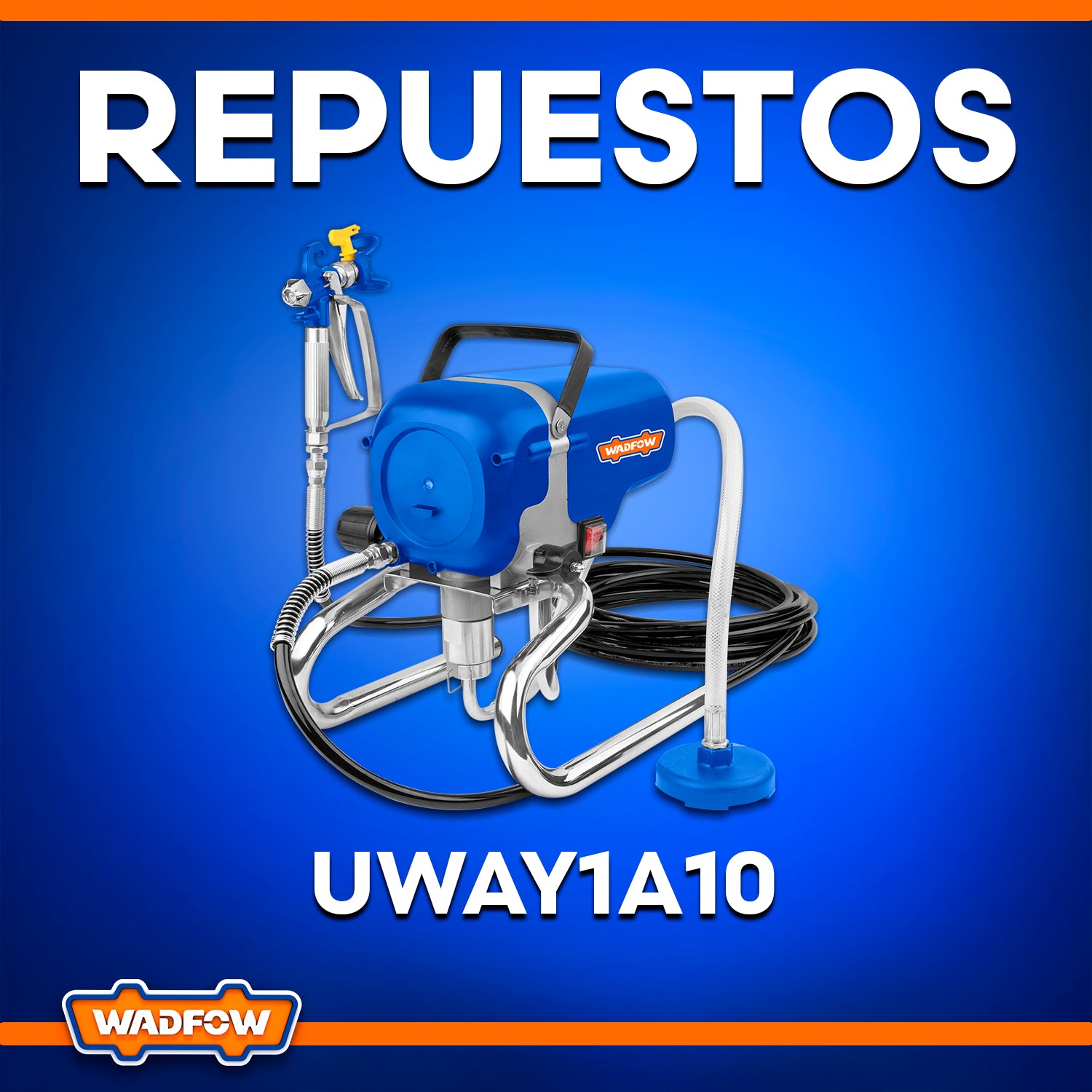 Repuestos de Pulverizador de pintura sin aire voltaje 1000W UWAY1A10