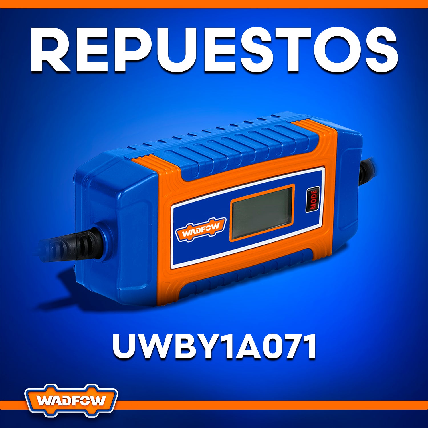 Repuestos de Cargador de baterías 6/12V. 7A. Capac. 120Ah UWBY1A071