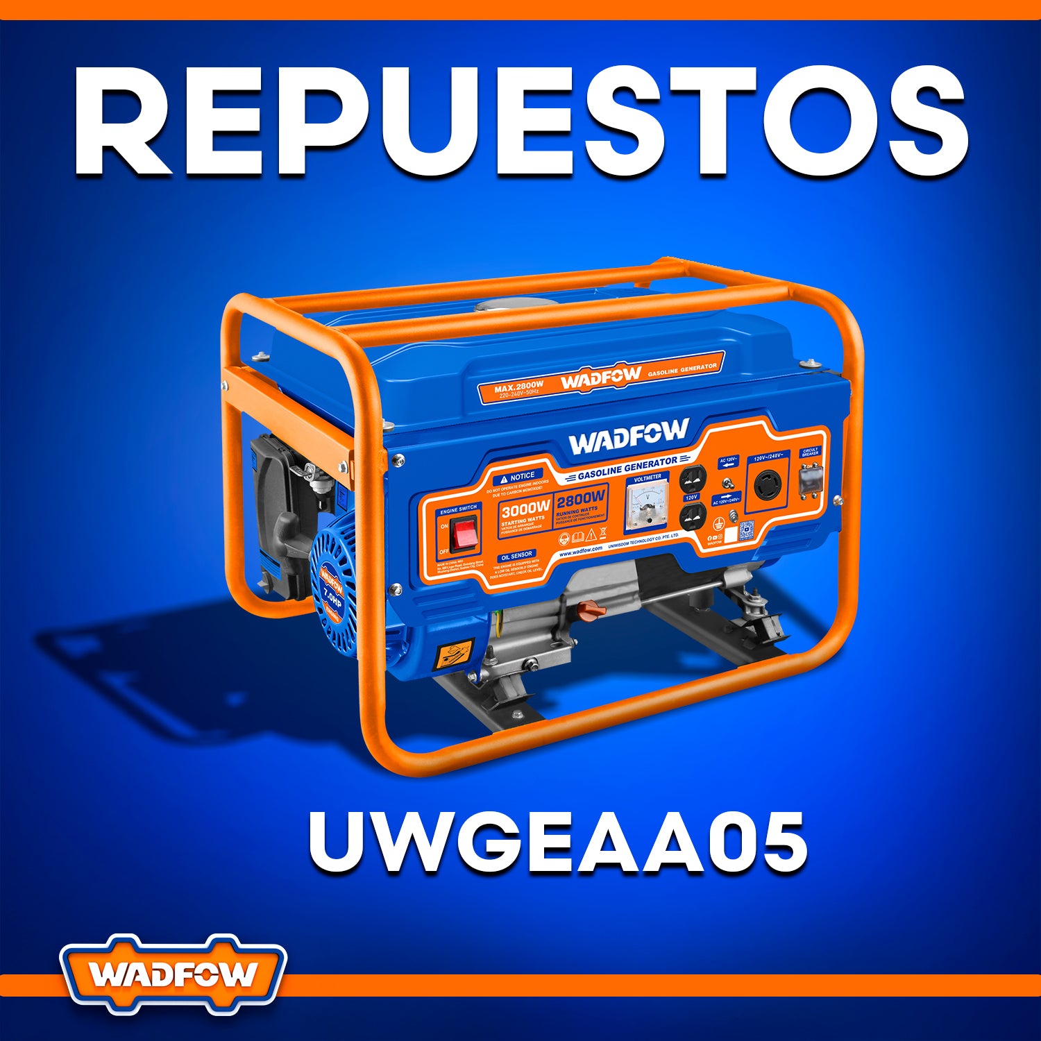 Repuestos de Generador a Gasolina 3000W UWGEAA05