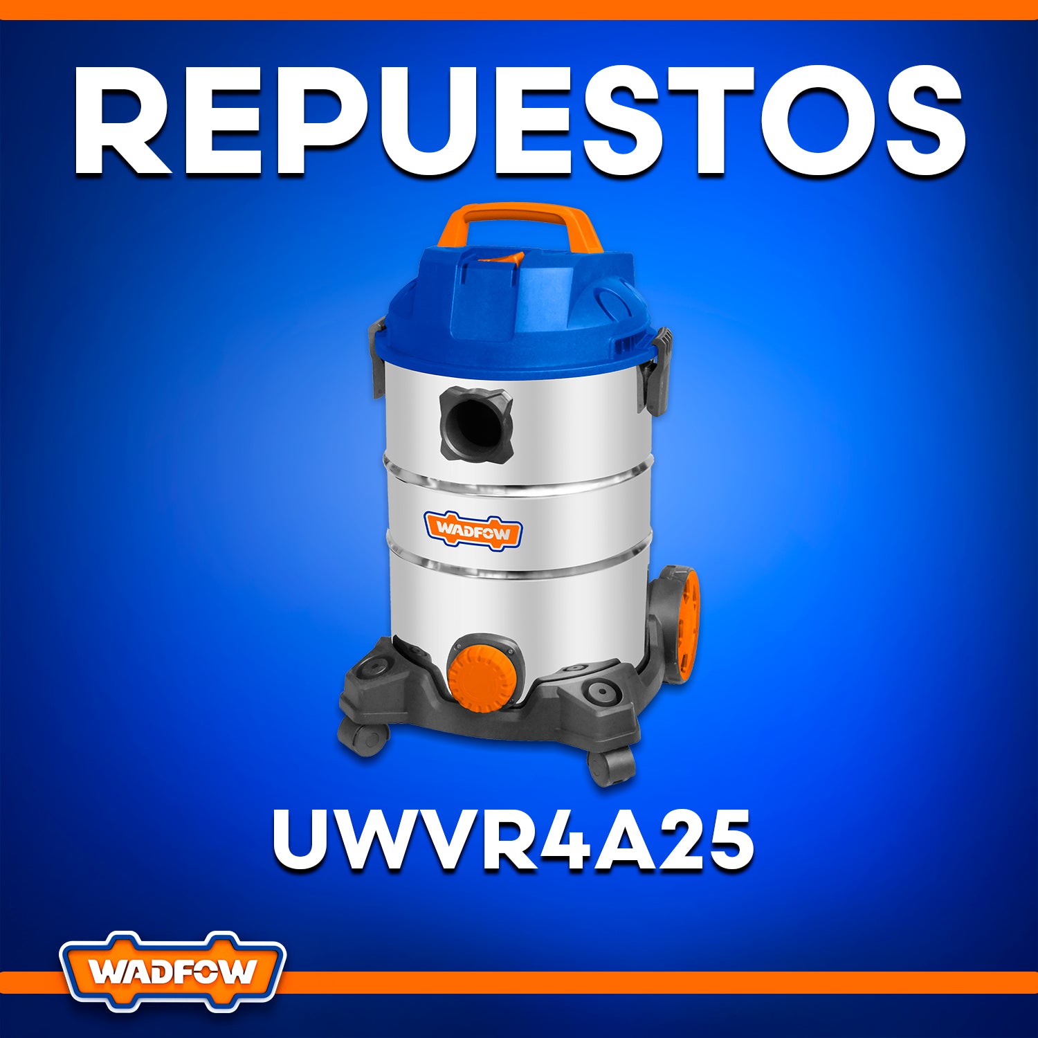 Repuestos de Aspiradora de Limpieza 25L 2 en 1. 1200W.  UWVR4A25