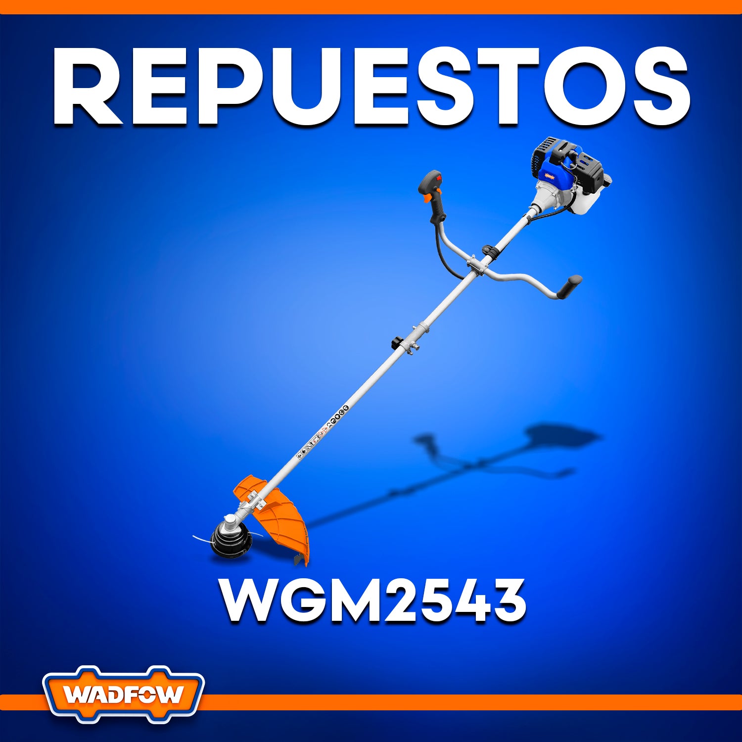 Repuestos de Desmalezadora. Motor 2 tiempos. 43cc. Mango Removible. WGM2543