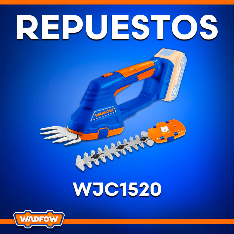 Repuestos de Cortasetos Podadora Inalámbrica de Batería 20V Eléctrica WJC1520