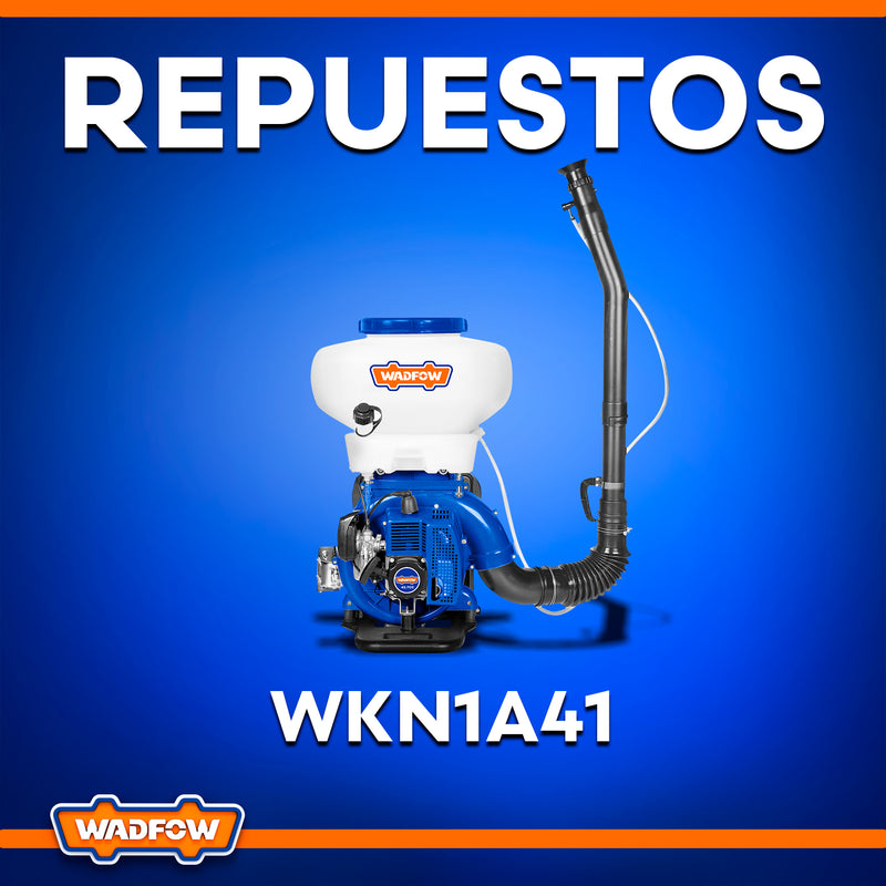 Repuestos de Fumigadora de espalda motorizada. 2 Tiempos de 41.5cc . Rociador Portátil. WKN1A41