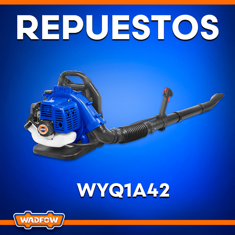 Repuestos de Sopladora de aire a Gasolina 42.7cc Motor 2 tiempos blower WYQ1A42