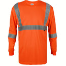 Camisas Suéter De Seguridad Con Rayas Reflectivas. Talla L (Color Naranja Fosforescente). Manga larga.