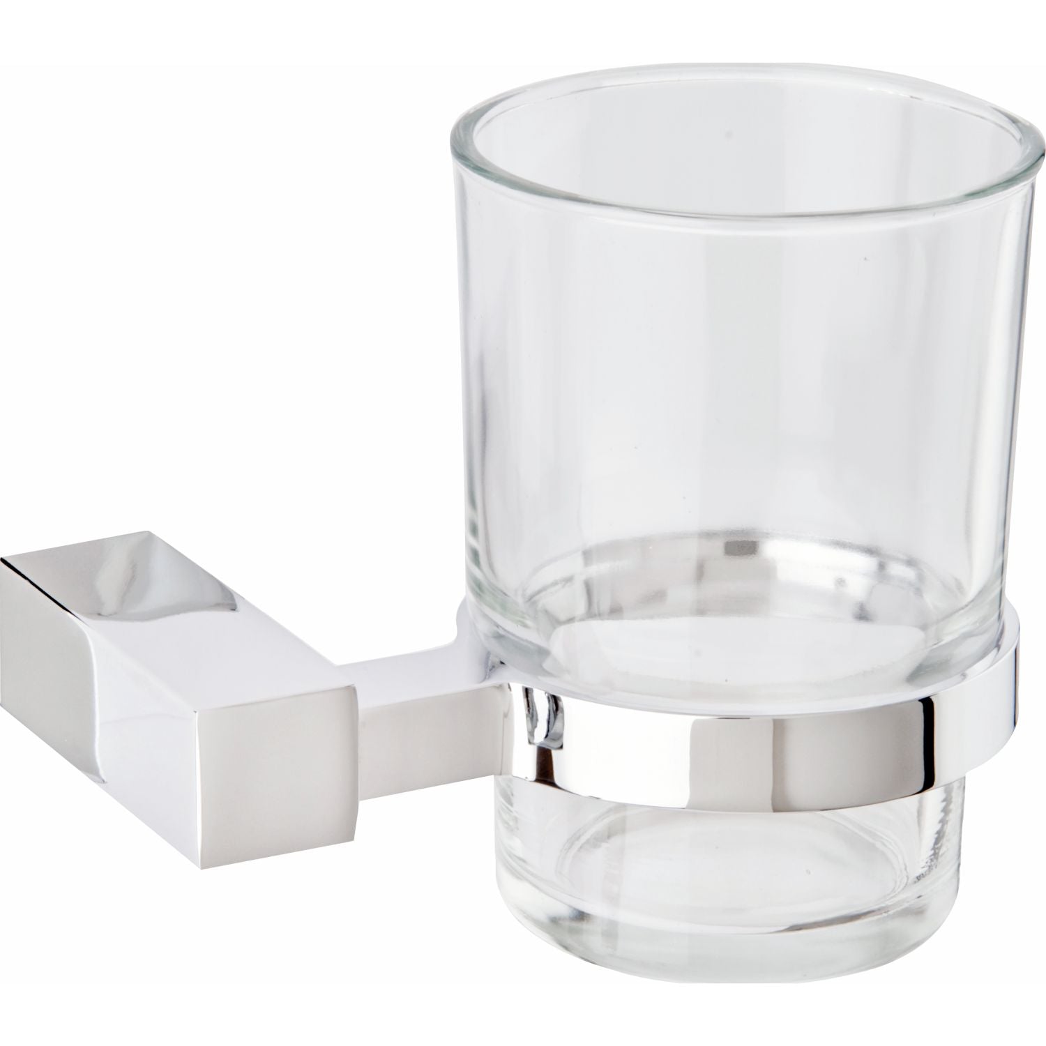 Porta vaso cepillos de dientes para pared acabado cromo