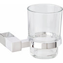 Porta vaso cepillos de dientes para pared acabado cromo