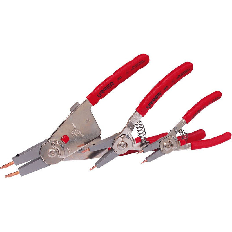 Juego 3 pinzas anillos de retención y 8 puntas Urrea