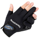 Guantes tres dedos pesca antideslizante