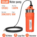 Bomba de agua sumergible de carga solar de 100W/12V, Set de 4 piezas