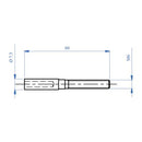 Fiting Para Cable 5 Mm Rosca Izquierda.