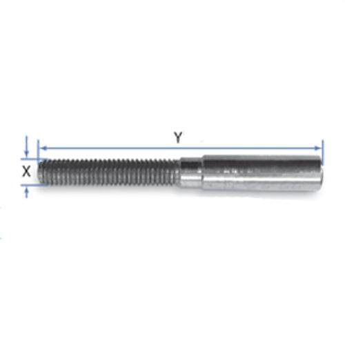 Fiting Para Cable 5 Mm Rosca Izquierda.