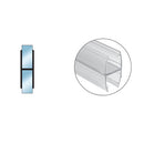 BURLETE DE VINIL UNION DE VIDRIO CON VIDRIO PARA 8-10 mm 7 PIES DE LARGO.