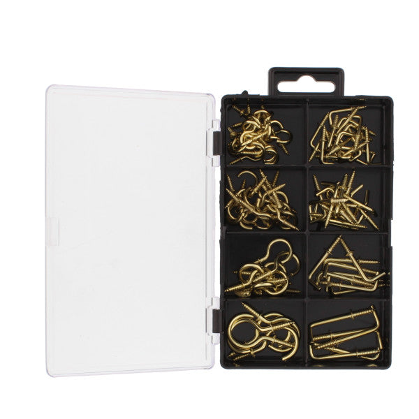 (90 piezas) Kit surtido de ganchos para techos