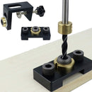 Kit de plantilla guía multifuncional para perforación de agujeros para madera 2 en 1