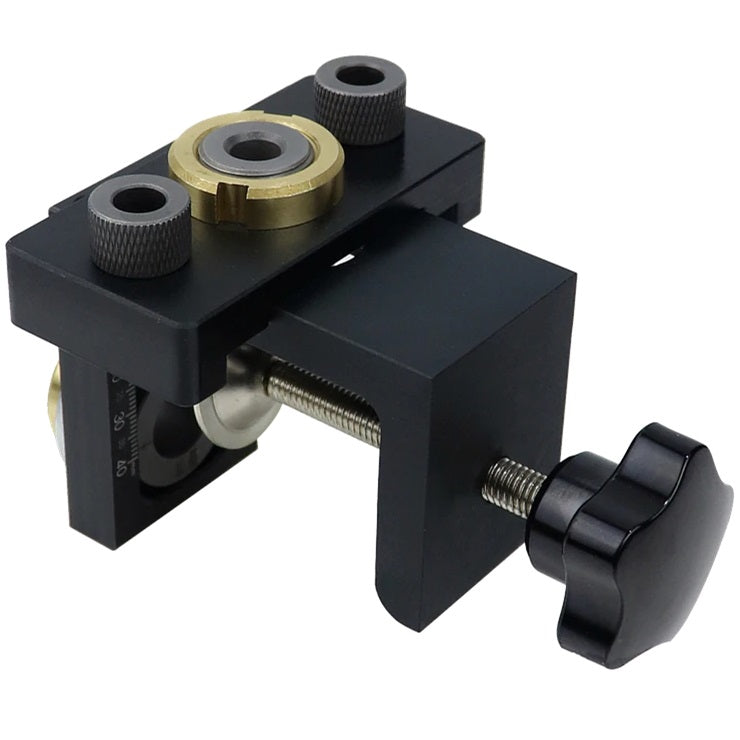 Kit de plantilla guía multifuncional para perforación de agujeros para madera 2 en 1