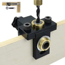 Kit de plantilla guía multifuncional para perforación de agujeros para madera 2 en 1