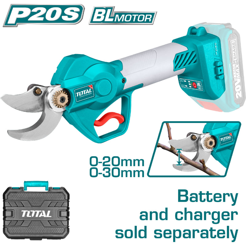 Tijeras de Podar Eléctricas Inalámbrica de Batería de Litio 20V brushless