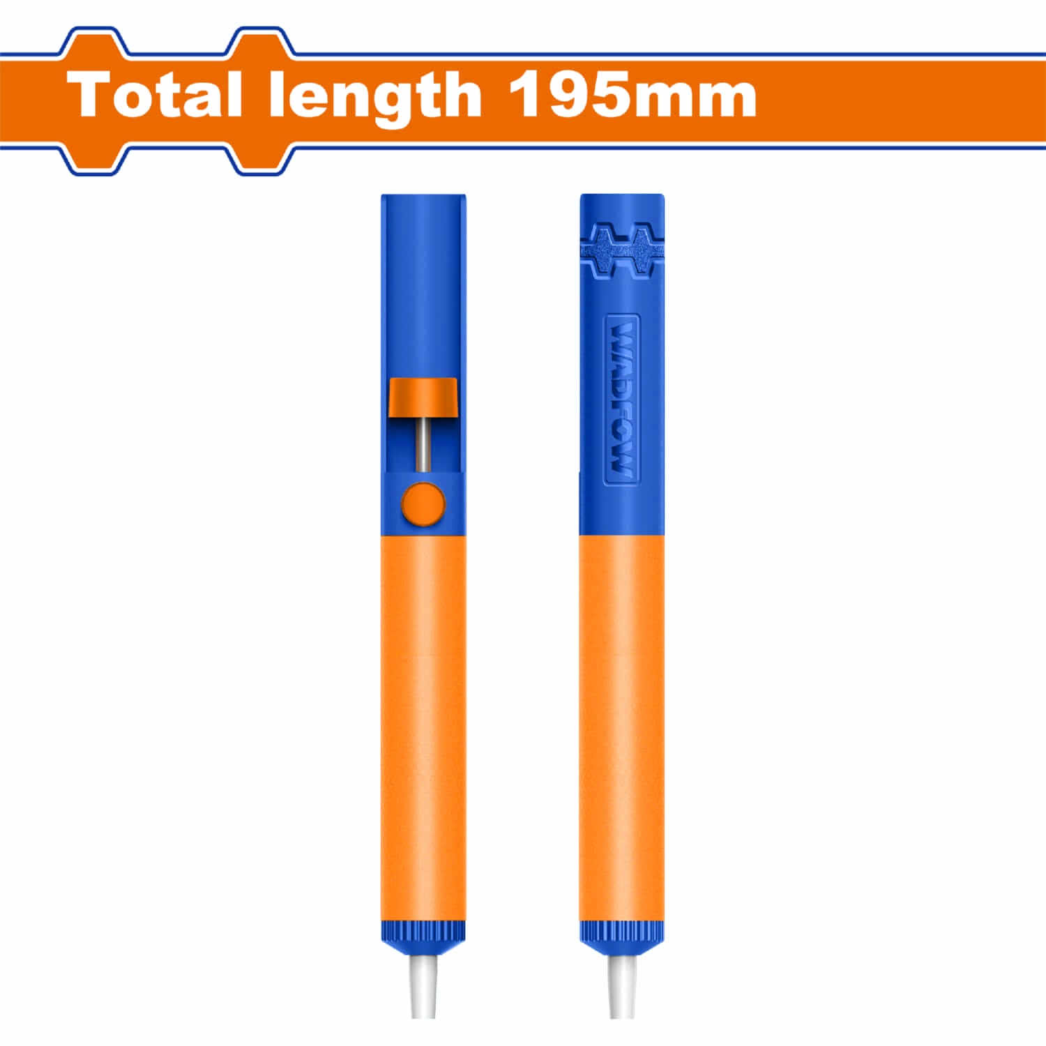 Bomba para Desoldar. 195mm. Diámetro:5.5mm. ABS. Diámetro bomba de estaño 20mm.