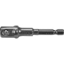 Adaptador Socket vástago hexagonal extensión 1/2" 70 mm largo