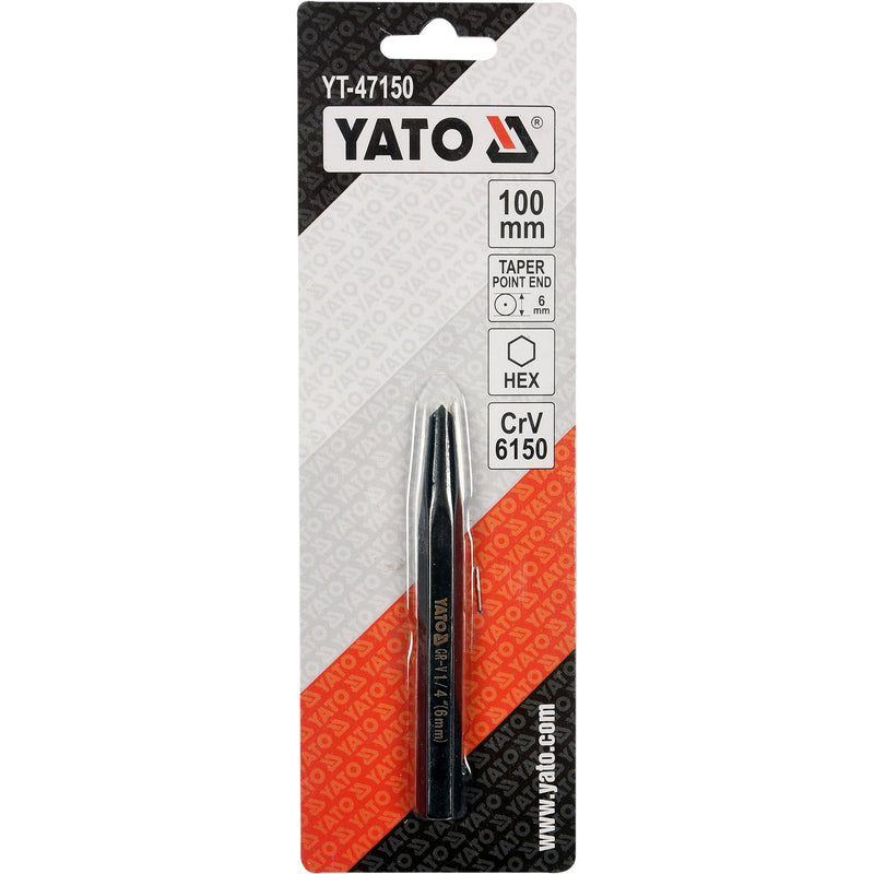 Centro punto punzón  6x100mm