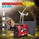 Generador Solar Estación Batería Portátil 2400W. Uso exteriores (Panel solar y turbina eólica NO incluido) DP2400iL