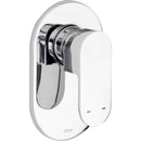 Llave de palanca maneral para ducha. Para empotrar en regadera. Mezcladora monomando