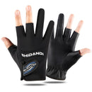 Guantes tres dedos pesca antideslizante
