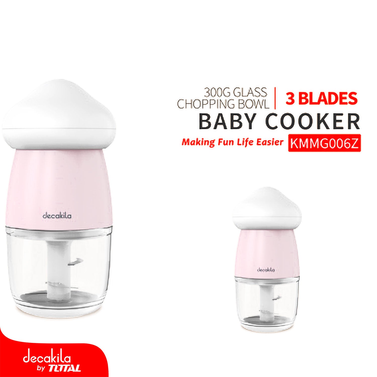 Picatodo procesador alimentos para bebe tetera inalambrico. Cargador USB