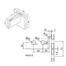 CONECTOR 4 PANELES CON ALETA.